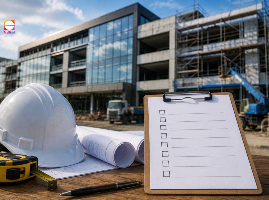 Building Repairs Checklist showing structural inspection of a commercial building for preventive maintenance and rehabilitation